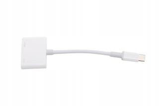 Kabel adapter przejściówka USB-C DO HDMI+USB-C 4K do laptopa smartfona