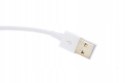 Kabel do ładowania iPhone iPad USB Lightning 1m transfer danych biały