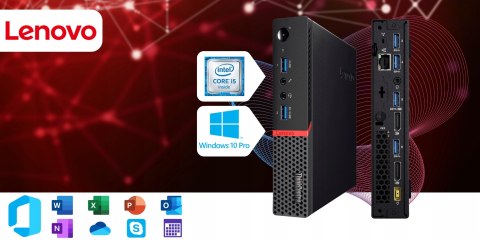 Lenovo Thinkcentre M700 Tiny Intel Core i5 16GB DDR4 512GB SSD Windows 10 Pro