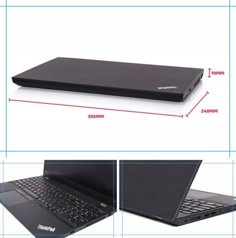 Lenovo Thinkpad T15 Intel Core i7 32GB DDR4 1000GB SSD Windows 11 15.6"