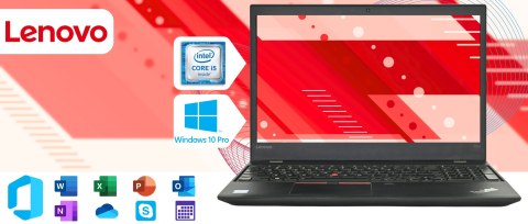 Lenovo Thinkpad T570 Intel Core i5 16GB DDR4 512GB SSD Windows 10 Pro 15.6"