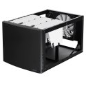 Obudowa Fractal Design FD-CA-NODE-304-BL czarna mini ITX cube case z wentylatorem 14 cm