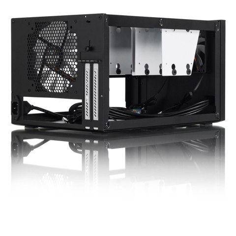 Obudowa Fractal Design FD-CA-NODE-304-BL czarna mini ITX cube case z wentylatorem 14 cm