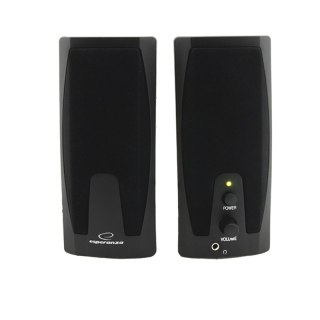 Głośniki Esperanza Giocoso EP110 2.0 czarne 2x3W stereo