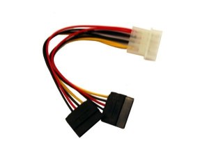 Kabel Gembird SATA zasilający 0 15M MOLEX do dwóch urządzeń
