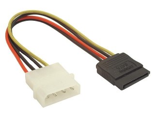 Kabel SATA zasilający 0,15m MOLEX do SATA komputerowy