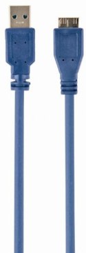 Kabel USB 3.0 Gembird AM-MICRO 50CM szybki komputerowy niebieski