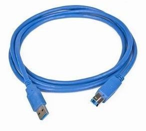 Kabel USB 3.0 AM-BM 1,8 m niebieski do komputerów Gembird