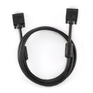 Kabel VGA 15m HD15M D-Sub 15pin czarny podwójnie ekranowany