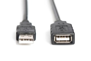 Kabel przedłużający USB 2.0 10m aktywny czarny zainstaluj w łatwy sposób