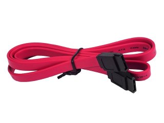 Kabel SATA DATA 1M Gembird czerwony komputerowy złącza 7pin