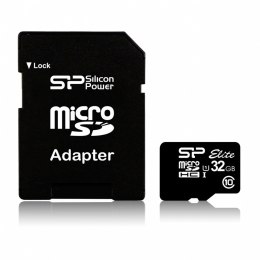 Karta pamięci Silicon Power microSDHC 32GB CL10 UHS-1 100 80 MB/s z adapterem