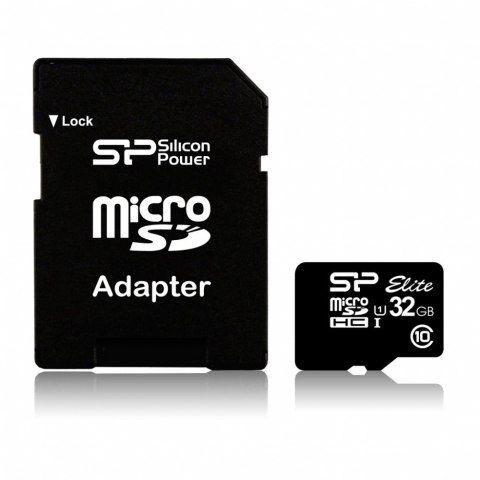 Karta pamięci Silicon Power microSDHC 32GB CL10 UHS-1 100 80 MB/s z adapterem