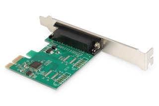 Karta rozszerzeń Digitus LPT PCIe Low Profile 1xDB25 z chipsetem ASIX99100
