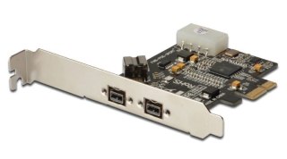 Karta kontroler Firewire 800 PCIe 3x porty zewnętrzne niskoprofilowa