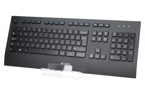 Klawiatura Logitech K280e Comfort USB przewodowa cicha elegancka