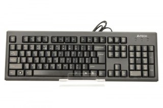 Klawiatura A4 Tech KR-83 USB multimedialna przewodowa czarna