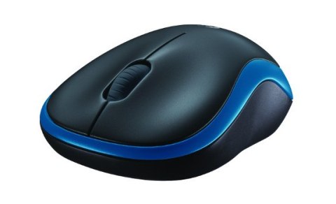 Mysz bezprzewodowa Logitech M185 niebieska optyczna do biura
