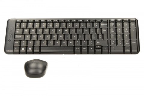 Logitech MK220 Bezprzewodowy zestaw klawiatura i mysz kompaktowy ergonomiczny