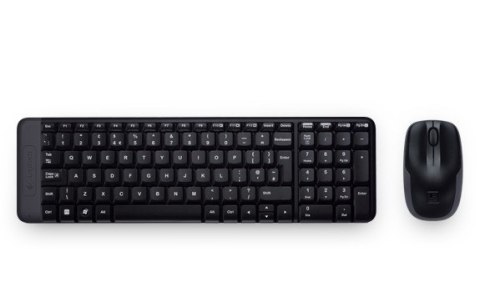 Logitech MK220 Bezprzewodowy zestaw klawiatura i mysz kompaktowy ergonomiczny