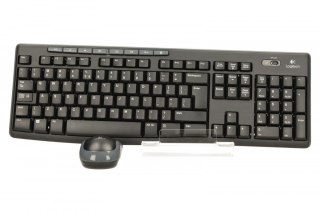 Zestaw bezprzewodowy Logitech MK270 klawiatura z myszką w kolorze czarnym