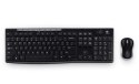 Zestaw bezprzewodowy Logitech MK270 klawiatura z myszką w kolorze czarnym