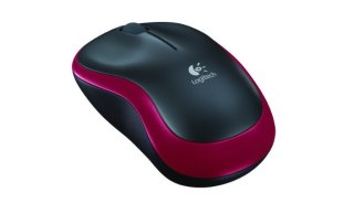 Mysz bezprzewodowa Logitech M185 910-002240 czerwona biurowa