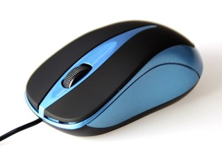 Mysz optyczna Media-Tech MT1091B 800dpi czarno-niebieska ergonomiczna
