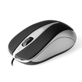 Mysz optyczna Media-Tech PLANO MT1091S srebrna 800dpi ergonomiczna