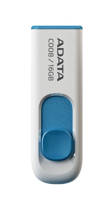 Pendrive Adata DashDrive Classic C008 16GB USB2.0 szybki biało-niebieski