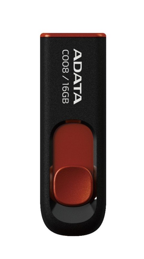 Pendrive Adata DashDrive Classic C008 16GB USB2.0 czarno-czerwony