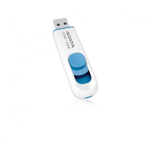 Pendrive Adata DashDrive Classic C008 32GB USB 2.0 biało-niebieski