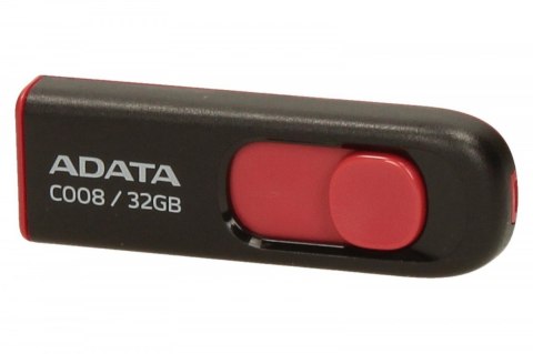 Pendrive Adata DashDrive Classic C008 32GB USB2.0 czarno-czerwony
