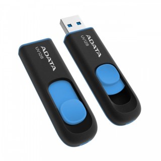 Pendrive Adata DashDrive UV128 64GB USB 3.2 Gen1 czarno niebieski szybki