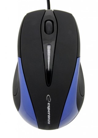 Mysz Optyczna Esperanza SIRIUS EM102B USB ergonomiczną cichą rolką