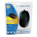 Mysz Optyczna Esperanza SIRIUS EM102R USB ergonomiczna biurowa