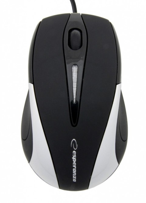 Mysz Optyczna Esperanza SIRIUS EM102S USB cicha ergonomicza biurowa