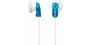 Słuchawki douszne Sony MDR-E9LPL niebieskie białe z mocnym basem