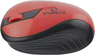 Mysz bezprzewodowa optyczna Esperanza TITANUM TM114R Rainbow czerwona