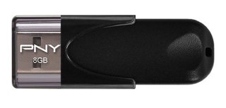 Pendrive PNY 8GB USB 2.0 czarny szybki pamięć przenośna