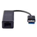 Adapter USB 3.0 do Ethernet Dell kompaktowy złącze RJ-45 szybki