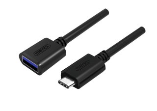 Adapter USB Typ-C Y-C476BK 15cm OTG stabilny do smartfonów i tabletów