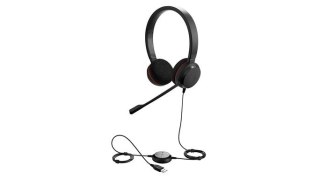 Słuchawki Jabra Evolve 20 Duo MS z mikrofonem redukcją szumów