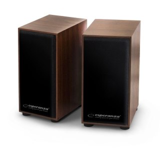 Głośniki Esperanza AFOLK 2.0 EP122 eleganckie stereo USB 6W