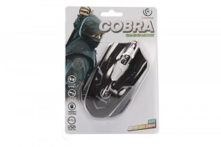 Mysz optyczna USB Rebeltec COBRA 2400 DPI gamingowa z podświetleniem
