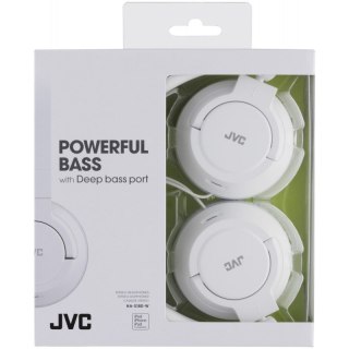 Słuchawki JVC HA-S180 Białe lekkie nauszne z doskonałym dźwiękiem