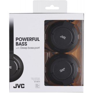 Słuchawki JVC HA-S180 czarne nauszne lekkie do muzyki