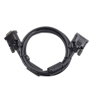 Kabel DVI-D 1.8m czarny video męski 19pin z wysoką jakością połączenia