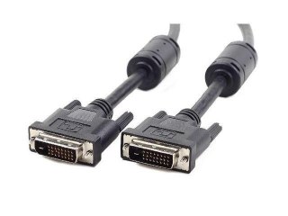 Kabel DVI-D Dual Link 1.8M Gembird czarny wideo przewód