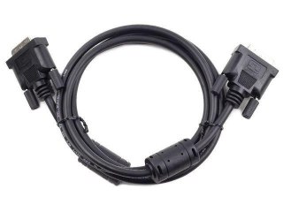 Kabel DVI-D Dual Link 1.8M Gembird czarny wideo przewód